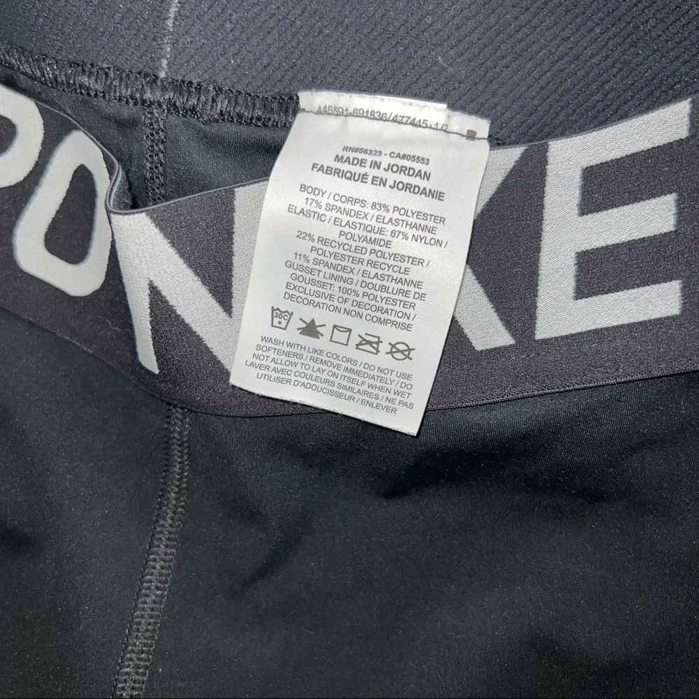 Nike Pro Dri fit Black Shorts - Picture 4 of 6